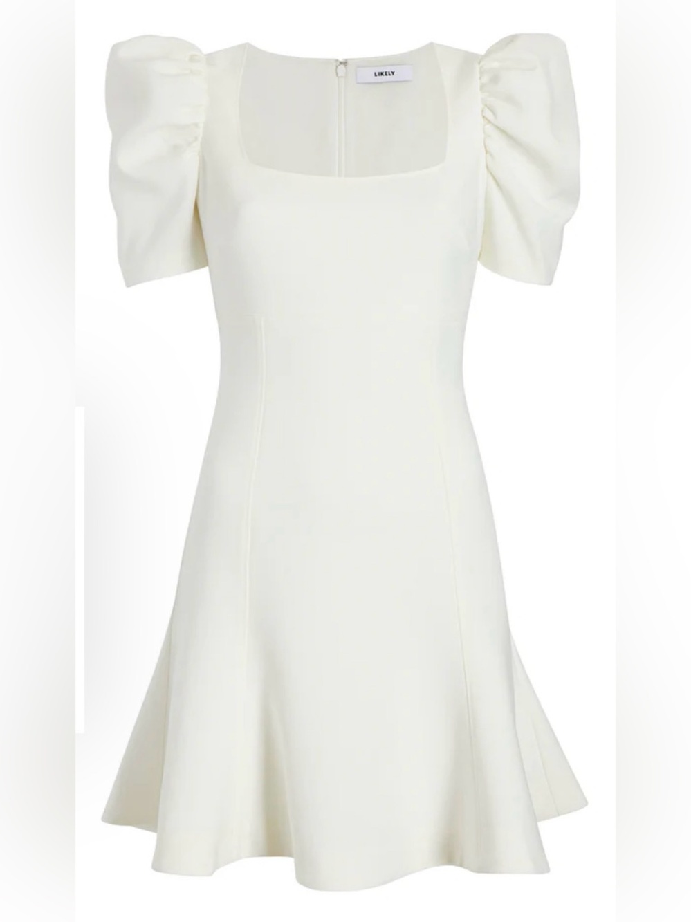 LIKELY White Scooped Alia Dress
